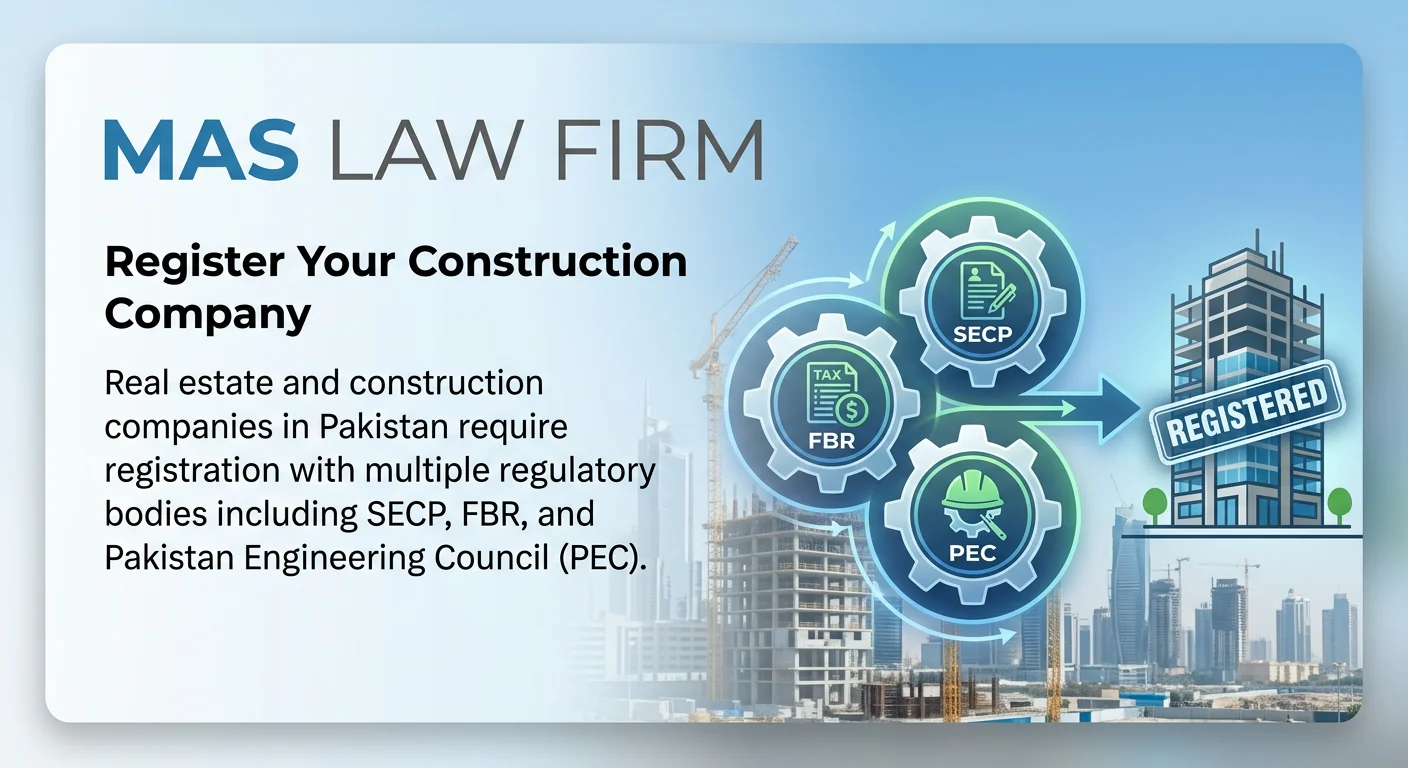 Real Estate and Construction Company Registration