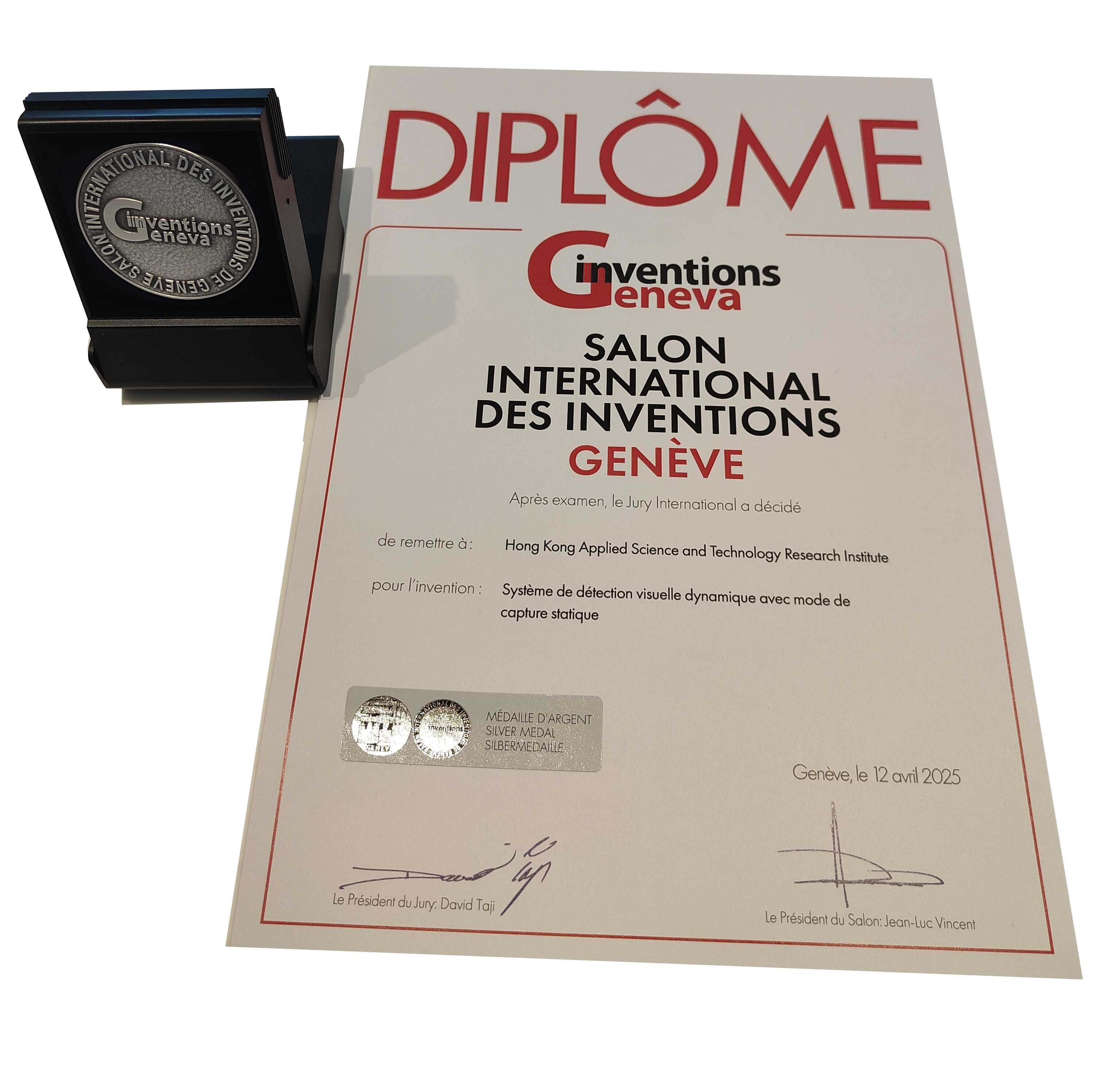 Silver Medal - Geneva Invention